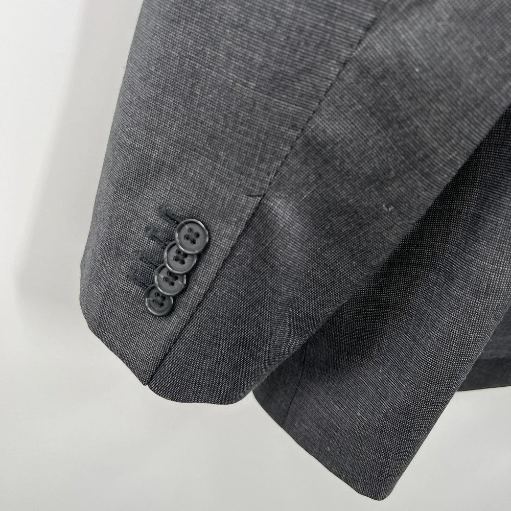 Banana Republic X reda flexo tailored slim fit wool sport coat blazer jacket 46R